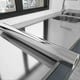 thumbnail image 4 of Adhesivo de Pared de Metal Cepillado Plateado de 40 cm para Cocina, Sala de Estar, Refrigerador, Encimera, Papel Tapiz Adhesivo Impermeable., 4 of 5