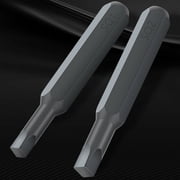 Kingsdun Hex 4 mm Micro Screwdriver Magnetic Square Head Bits Set, 4 Pieces