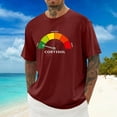 thumbnail image 2 of Wxolcjlv Graphic T-Shirt For Men's Fun Print Short Sleeve Crew Neck Tee Summer Casual Lightweight Daily Wear T Shirt,Size XS-6XL, 2 of 4