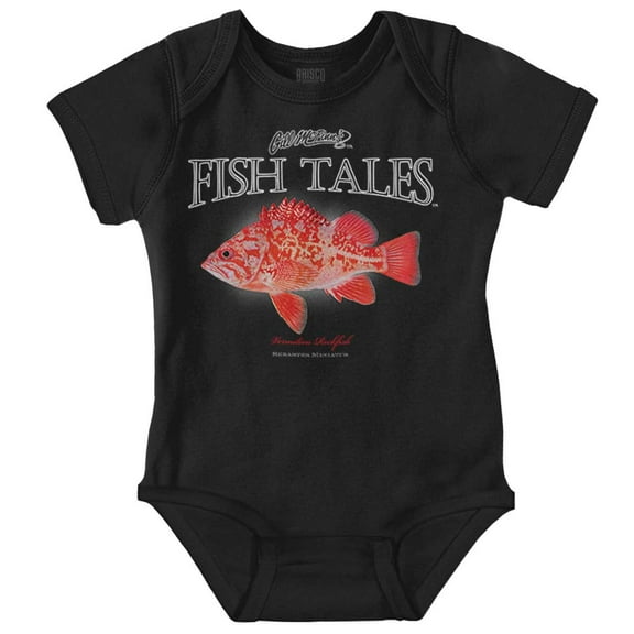 Gill McFinn Rockfish Fishing Fisher Romper Boys or Girls Infant Baby Brisco Brands 12M