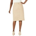 thumbnail image 3 of Jessica London Women's Plus Size Chino Skirt, 3 of 6