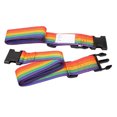 thumbnail image 2 of Rainbow Color Adjustable Luggage Packing Strap Suitcase Rainbow color luggage packing Security Belt Password Lock Outdoor Travel Protection, 2 of 4