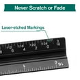 thumbnail image 4 of Muka Architectural Scale Ruler, Imperial Measurements 12 Inch, 4 of 7
