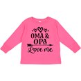 thumbnail image 3 of Inktastic My Oma Opa Love Me Grandkids Boys or Girls Long Sleeve Toddler T-Shirt, 3 of 5