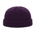 thumbnail image 5 of Mosey Unisex Winter Hat Knitted Warm Thick Elastic Anti-slip Regular Fit Solid Color Folded Edge Round Dome Top Women Men Cycling Cap Beanie, 5 of 8