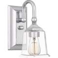 thumbnail image 2 of Quoizel Nicholas Wall Sconce in Polished Chrome, 2 of 4