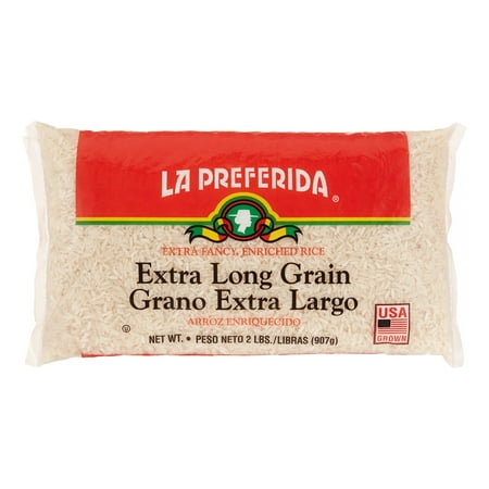 (4 Pack) La Preferida Extra Long Grain Rice 2 lbs (The Best Mexican Rice)