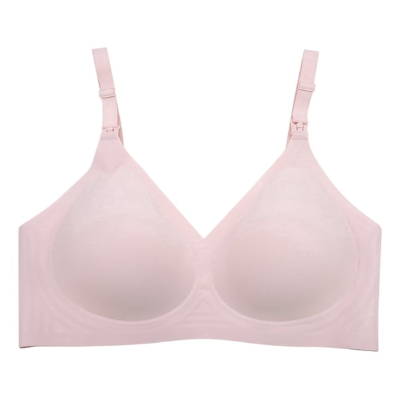 MERSTEYO Wireless Nursing Bra for Maternity & Postpartum - Comfortable Soft Fabric Breastfeeding Bra | Seamless Maternity Bras