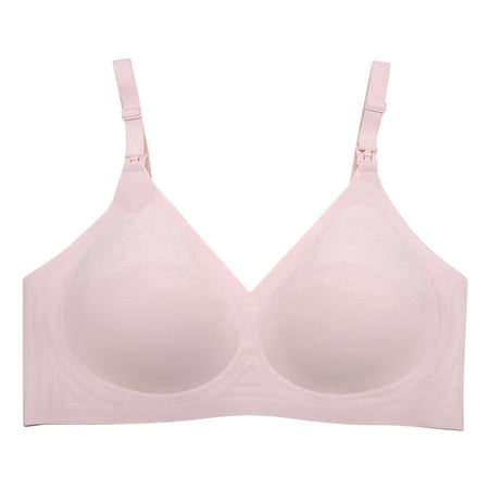 MERSTEYO Wireless Nursing Bra for Maternity & Postpartum - Comfortable Soft Fabric Breastfeeding Bra | Seamless Maternity Bras