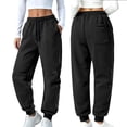 thumbnail image 2 of Vrorvz Jogger Sweatpant for Womens Drawstring Elastic Waisted Pant Casual Athletic Work Joggers with Pockets, 2 of 5