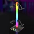 thumbnail image 3 of Soporte para auriculares para juegos Soporte de exhibición de auriculares RGB Soporte de auriculares brillante Carga para auriculares universales, 3 of 9