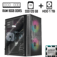 thumbnail image 1 of PC Gamer AMD Ryzen 7 8700G 16GB RAM DDR5 SSD 120+HDD 1TB, 1 of 2