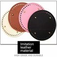 thumbnail image 5 of Leather Bag Bottoms DIY Handmade Oval Round Bottom Bag Accessories for Bags, 5 of 8
