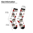 thumbnail image 2 of Uemuo Rabbit And Hedgehog Printed Kids Boys Socks Seamless Crew Socks Crazy Funny Athletic Sport Socks for Children, 2 of 6