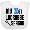 thumbnail image 3 of Inktastic My 1st Lacrosse Season Boys Baby Bib, 3 of 4