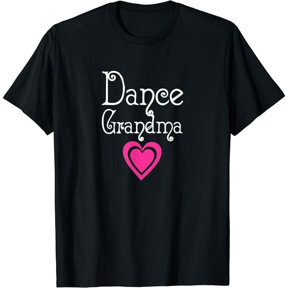 GOSMITH Dance Grandma T-shirt, Polyester Round Neck Short Sleeved Super Soft 99332-black