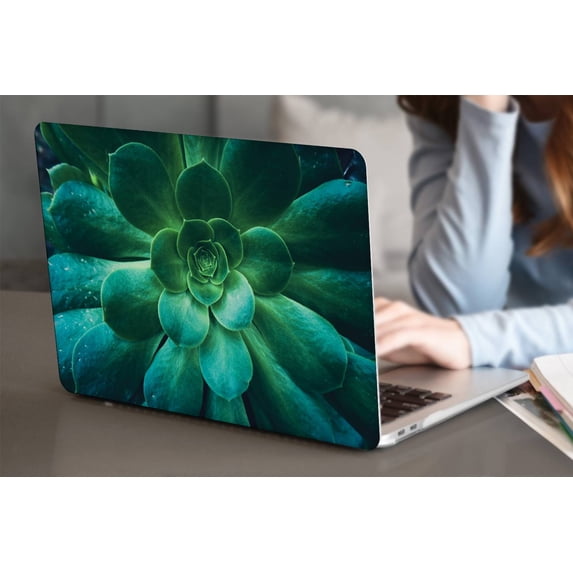 KSK KAISHEK Hard Shell Compatible with MacBook Air 13 inchs 2017 - 2014 2013 2012 2011 2010 A1466 & A1369 + Black Keyboard Cover, Flower 1133
