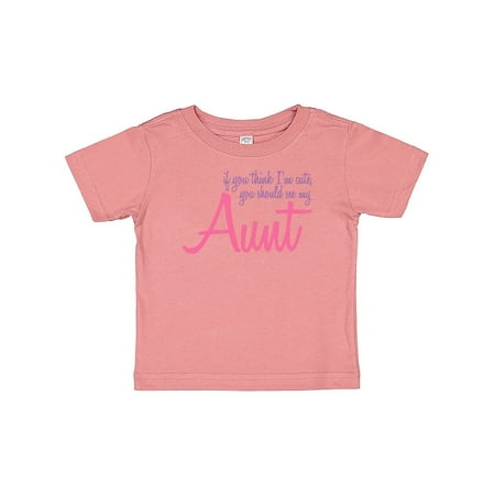 

Inktastic Cute Aunt Gift Baby Boy or Baby Girl T-Shirt
