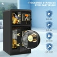 SRWTRCHRY 6.5 Cu. ft. Large Safes, Double Door, Digital Lock, Alarm