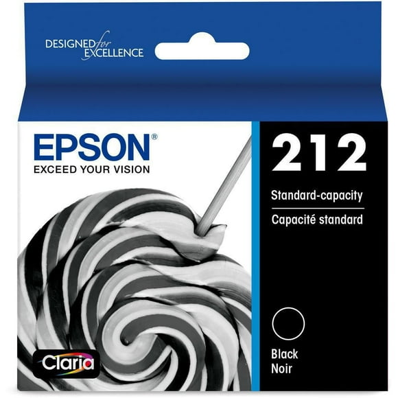 Epson T212 Black Ink Cartridge, Standard Capacity (T212120-S)