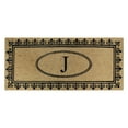 thumbnail image 1 of First Impression Quinton Monogrammed Coir Indoor/Outdoor Door Mat, 1 of 11