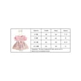 thumbnail image 7 of Newborn Baby Girls Summer Outfits Floral Romper Dress Ribbed Short Sleeve Tulle Tutu Dress Bodysuits with Headband Set, 7 of 7