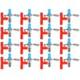 thumbnail image 3 of 20PCS No Rust Durable Three Way  Water Feeder Double Spring  Drinking Fountain Pet Water Feeding Drinker For Pet For  White 3 Way,Red 3 Way, 3 of 8