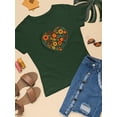 thumbnail image 3 of Storybook Style Flowers T-Shirt Women -Image by Shutterstock, Female Medium, 3 of 4