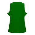 thumbnail image 4 of Women's Ribbed Sleeveless Tank Top, Racerback Thick Strap Casual Camisole, Solid Color Basic Cami for Women, Summer Layering Tops, Everyday Basic Casual Tops for Women Green S, 4 of 5