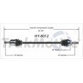 thumbnail image 1 of TrakMotive CV Axle Shaft HY-8012 Premium; OEM Replacement, 1 of 5