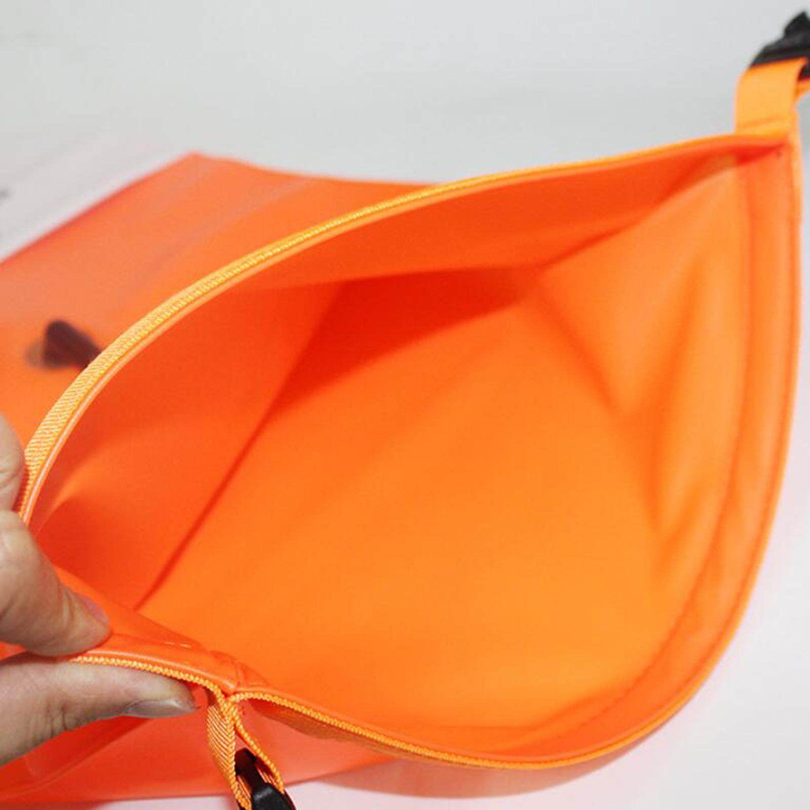 Bouée Natation Eau Libre 28L Orange – Flotteur Très Visible + Sac Étanché + Étui Téléphone + Sifflet