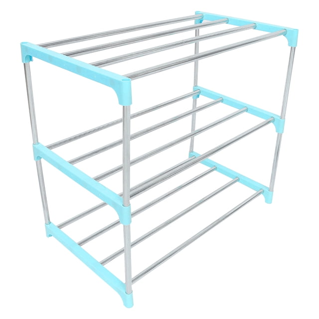 KAKOWELY Shoe Storage Rack 1pc Three-layer Shoe Rack Household Shoe Shelf Multi-Use Shoe Storage Rack20.87"X16.93"X10.12"