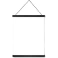 thumbnail image 4 of (12 in | 31 cm) Dark Oak Solid Oak Wood Magnetic Poster Frame Picture Hanger, 4 of 4