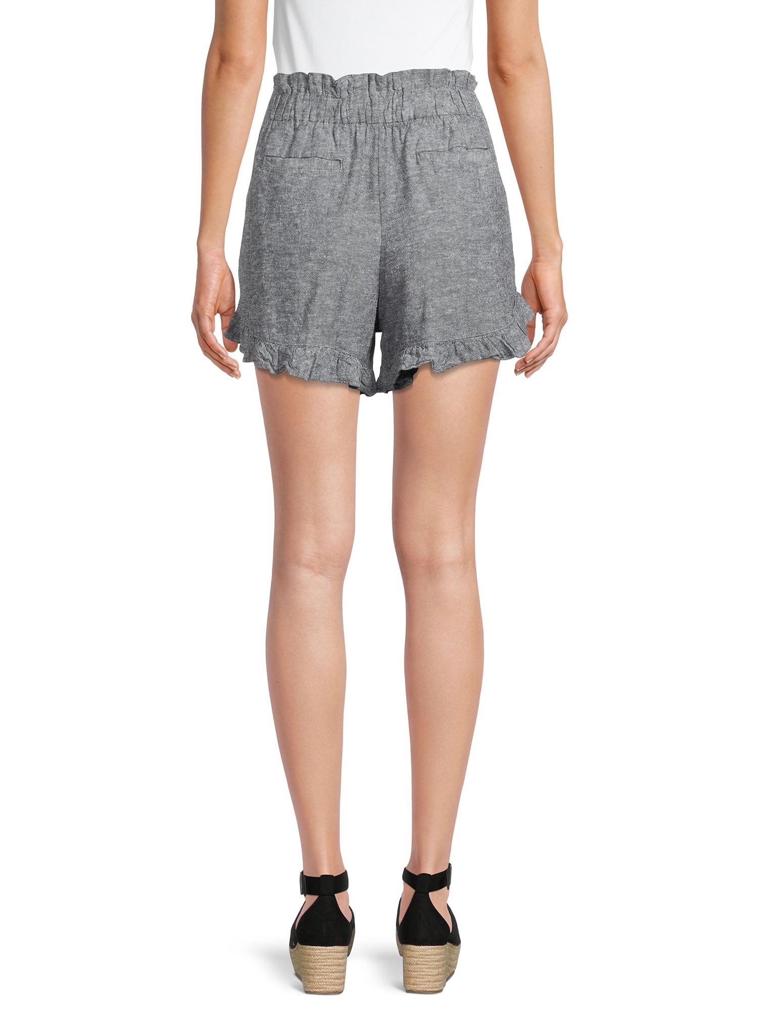 Time and Tru Women's Linen Blend Shorts