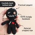 thumbnail image 2 of Muñeca de peluche hecha a mano | Exquisita artesanía de ganchillo | Diseños únicos de animales y personajes adorables | Hilo de lana de alta calidad duradero | Decoración coleccionable, 2 of 4