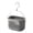 Grey, variant on Plastic Hanging Shower Caddy Storage Basket Portable Kitchen Organizer Storage Basket with Hook for Students School Bathroom Kitchen Bath Toy Storage, 8.27x5.11x9.05"