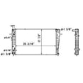 thumbnail image 2 of NEW RADIATOR ASSEMBLY IS COMPATIBLE WITH HYUNDAI 07-09 TUCSON 2.0L 1975CC AUTO AC 8118 CU2785 25310 2E801 HY3010164 8118 CU2785, 2 of 2