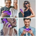 thumbnail image 2 of Designed for iPhone 12 Case, Designed for iPhone 12 Pro Case, Silicone Shockproof Phone Case with [Soft Anti-Scratch Microfiber Lining] 6.1 inch,Neon Purple, 2 of 13
