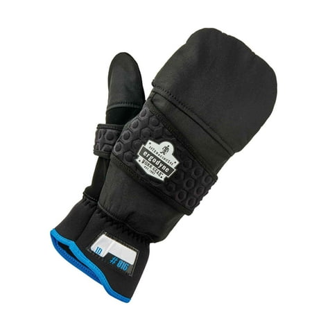

Ergodyne ProFlex 816 Convertible Winter Work Gloves with Flip Top Mitten Black XX-Large