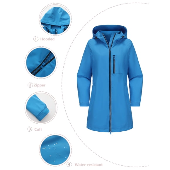 LOVZFMLL Jackets for Womens Spring Fall Loose Casual Solid Color Windbreaker Long Sleeved Hooded Jacket Top