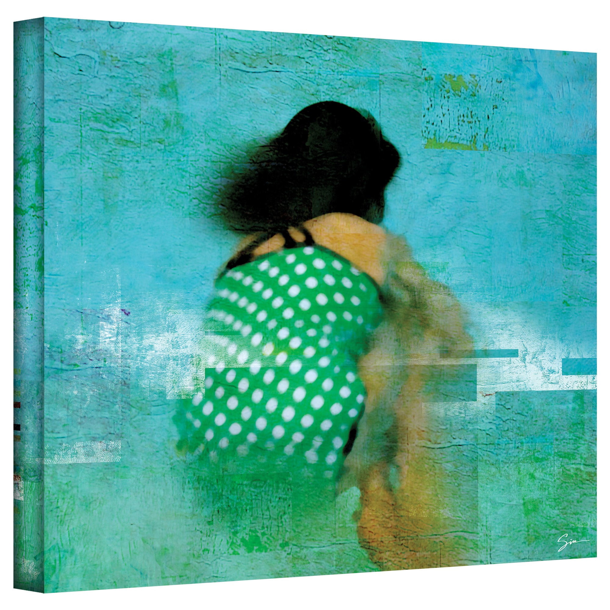 ArtWall Greg Simanson "Floating Away" Gallery-wrapped Canvas