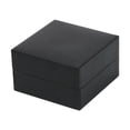 thumbnail image 1 of Caja de almacenamiento para un solo reloj, estuche portátil para regalo de aniversario, sencilla, para hombres y mujeres, compacta, con funda de reloj con almohada extraíble. Negro, 1 of 8