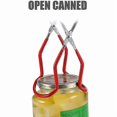 thumbnail image 3 of Canning Jar Lifter Stainless Steel Tongs for Safe and Secure Grip Anti-scalding Bakeware Lifter, 3 of 4