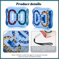 thumbnail image 4 of 3 Pieces Rotating Magic Bean Fingertip Toy Decompression Rotating Magic Bean Stress Relief Toy for Over 14 Year Old Intelligence Fingertip Educational Toys, Blue, Red, and Green, 4 of 7