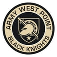 thumbnail image 2 of Roundel Mat - Black Knights U.S. Military Academy 27" diameter, 2 of 2