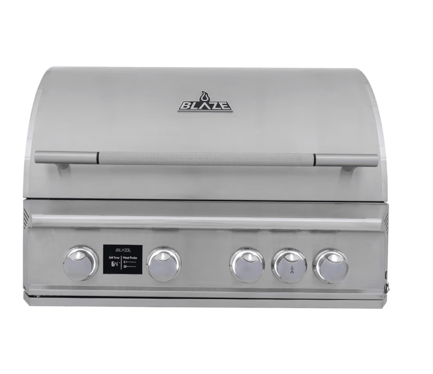 Blaze LTE PRO 32-Inch 4-Burner Built-in Natural Gas Grill w/ Digital Temperature Screen & Rear Infrared Burner - BLZ-4LTEPRO-NG