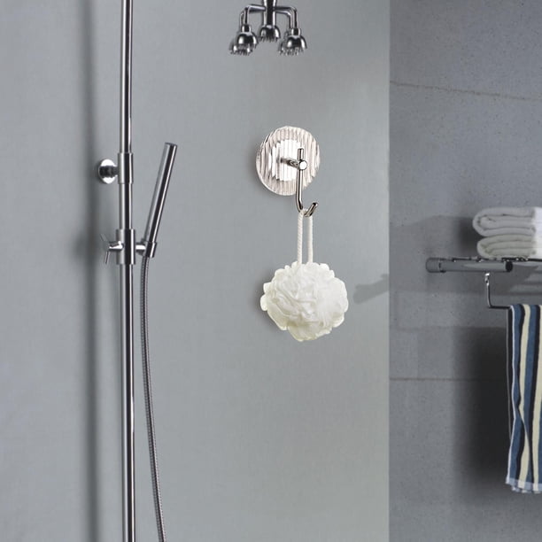 Organizador colgante de acrílico Ganchos adhesivos decorativos estables transparentes para baño Oro perfecl Gancho organizador