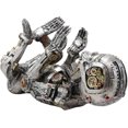 thumbnail image 6 of Ebros Steampunk Cyborg Robotic Terminator Skeleton Wine Bottle Holder 9.5"L, 6 of 8