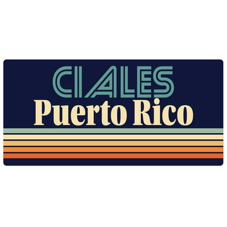 

Ciales Puerto Rico 5 x 2.5-Inch Fridge Magnet Retro Design