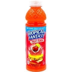 Tropical Fantasy Premium Juice Cocktail, Fruit Punch, 22.5 Fl oz